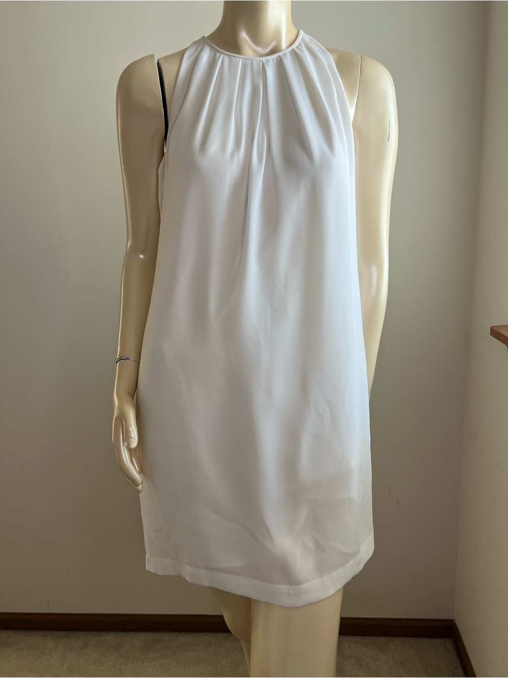 ❤️ BCBGMaxAzria White Lined Dress